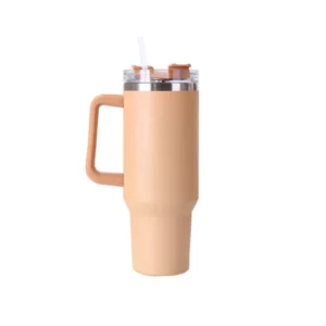 1200ml tumbler with handle & straw lid