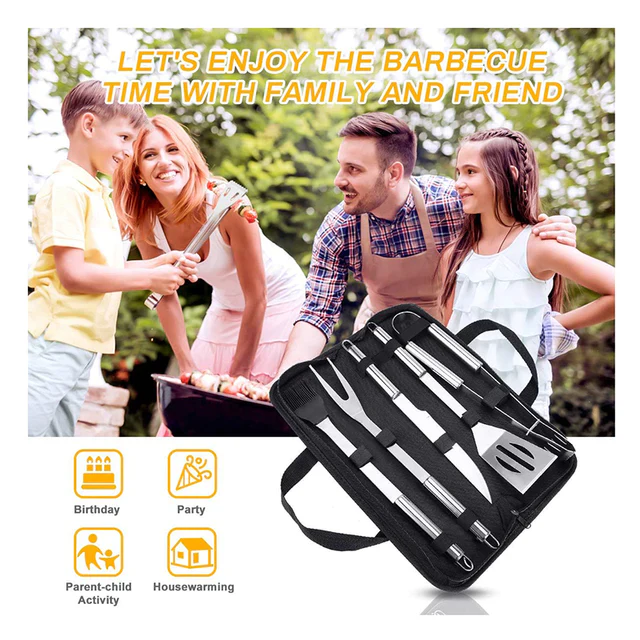 grill 5 piece braai set in carry case grill 5 piece braai set in carry case