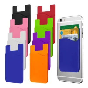 silicone phone card holder