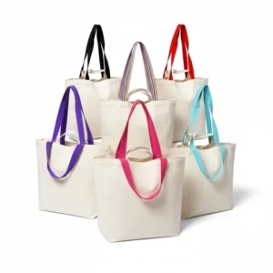 colour pop cotton tote